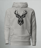 HOODIE NORTH BLACK DEER (PREMIUM)