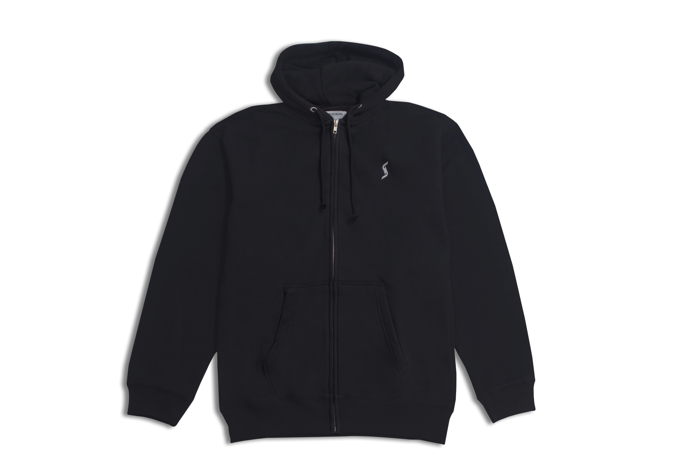 Men's Classic Zip-Up Hoodie Black - Comfort and Style